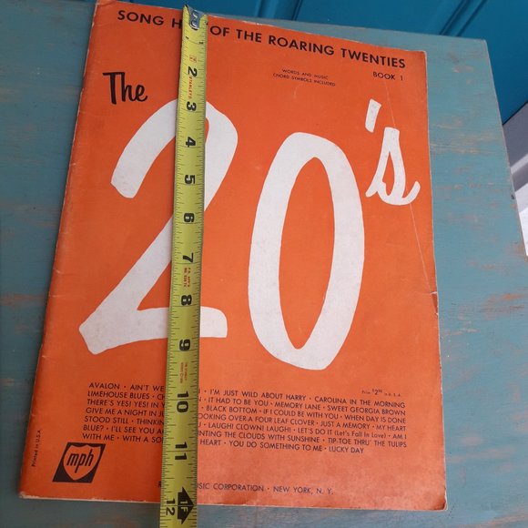 Vintage Sheet Music Book Songs Hits from Roaring 20s Piano Guitar Sing Musical - Picture 7 of 12